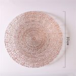 Wholesale Glass Charger Plate PZ-004